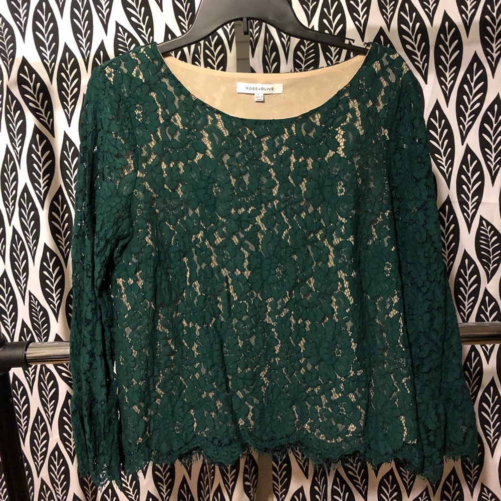 Green dress shirt